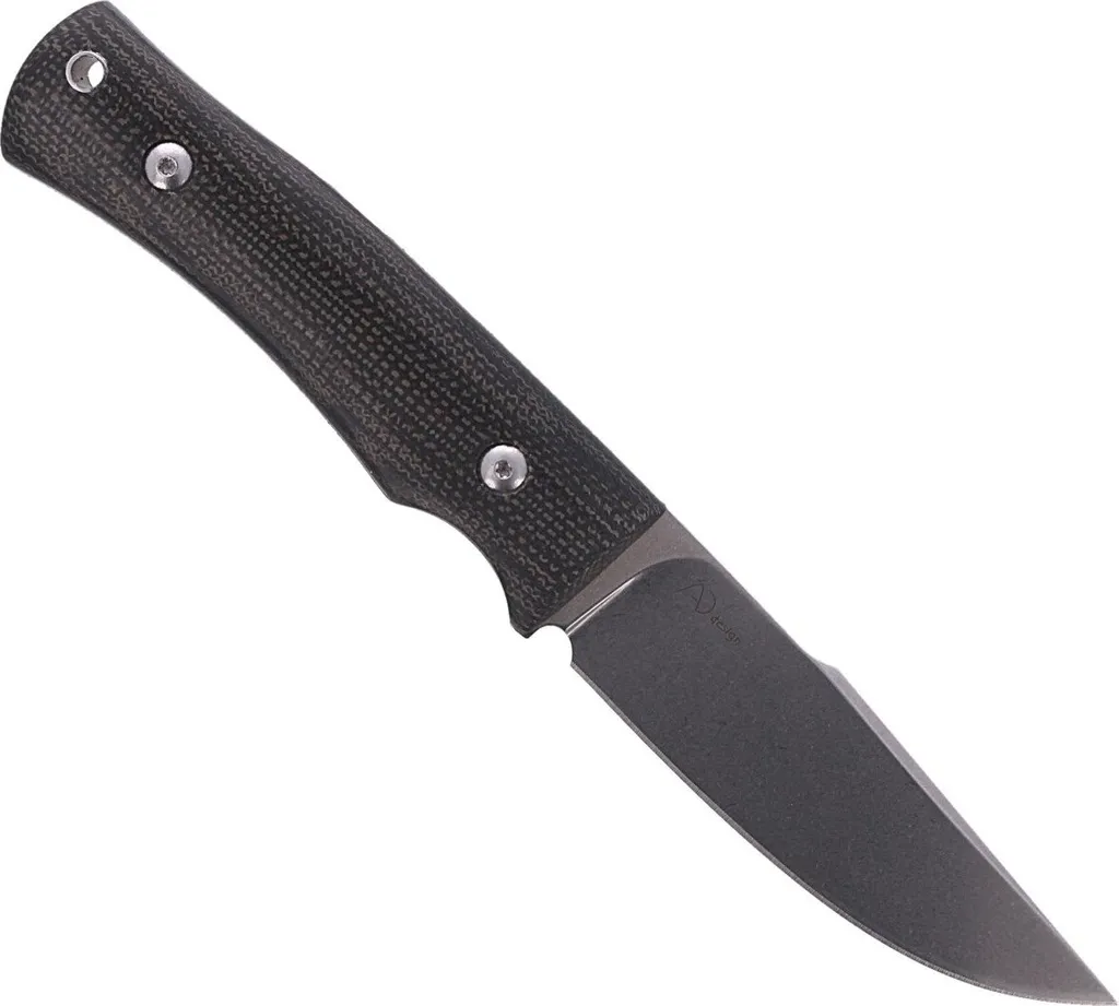 Couteau à lame fixe FOX Black Explorator en acier 440C stonewashed - 9