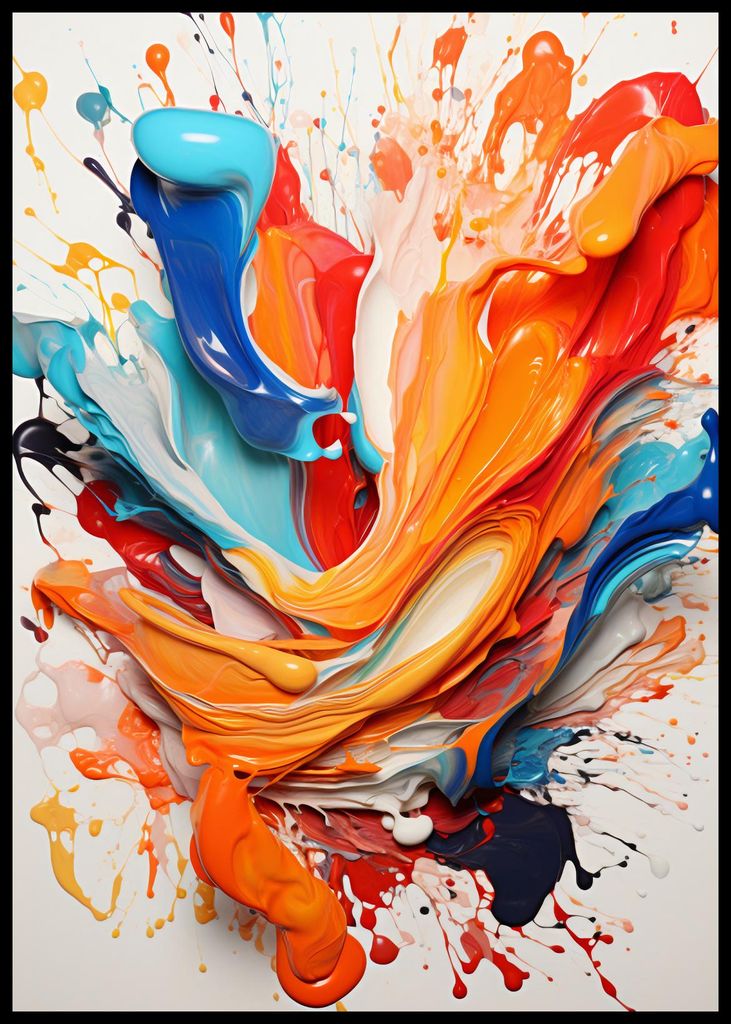Plakat 59,4x84,1cm Tanzende Wellen