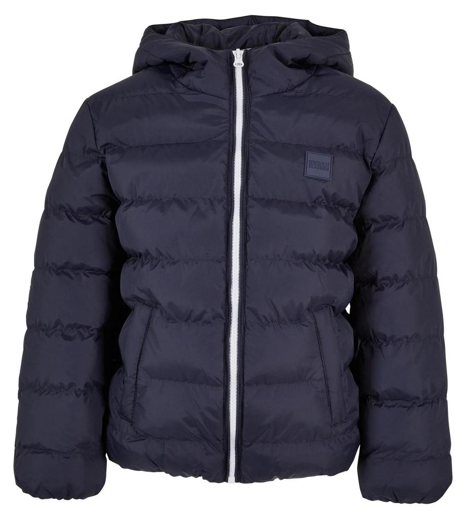 Urban Classics - "Basic" Steppjacke für Jungen TN415 (128) (Weiß/Marineblau)