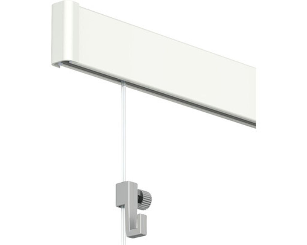 Bilderschiene All-In-One Click Rail 6 m weiß