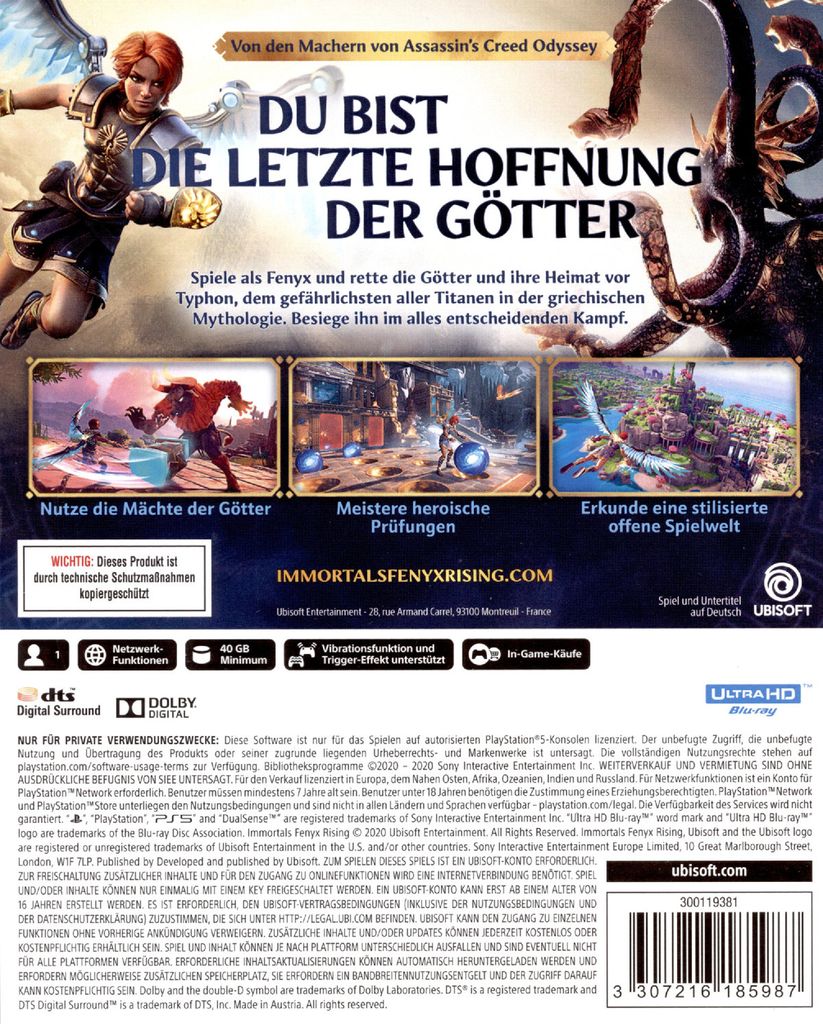 Immortals Fenyx Rising PS5-Spiel Produktbild 2