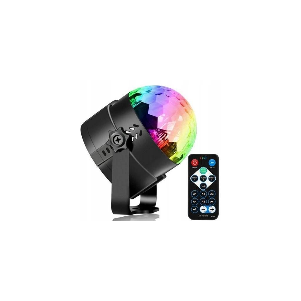 Palla luminosa da discoteca con telecomando Immagine del prodotto 