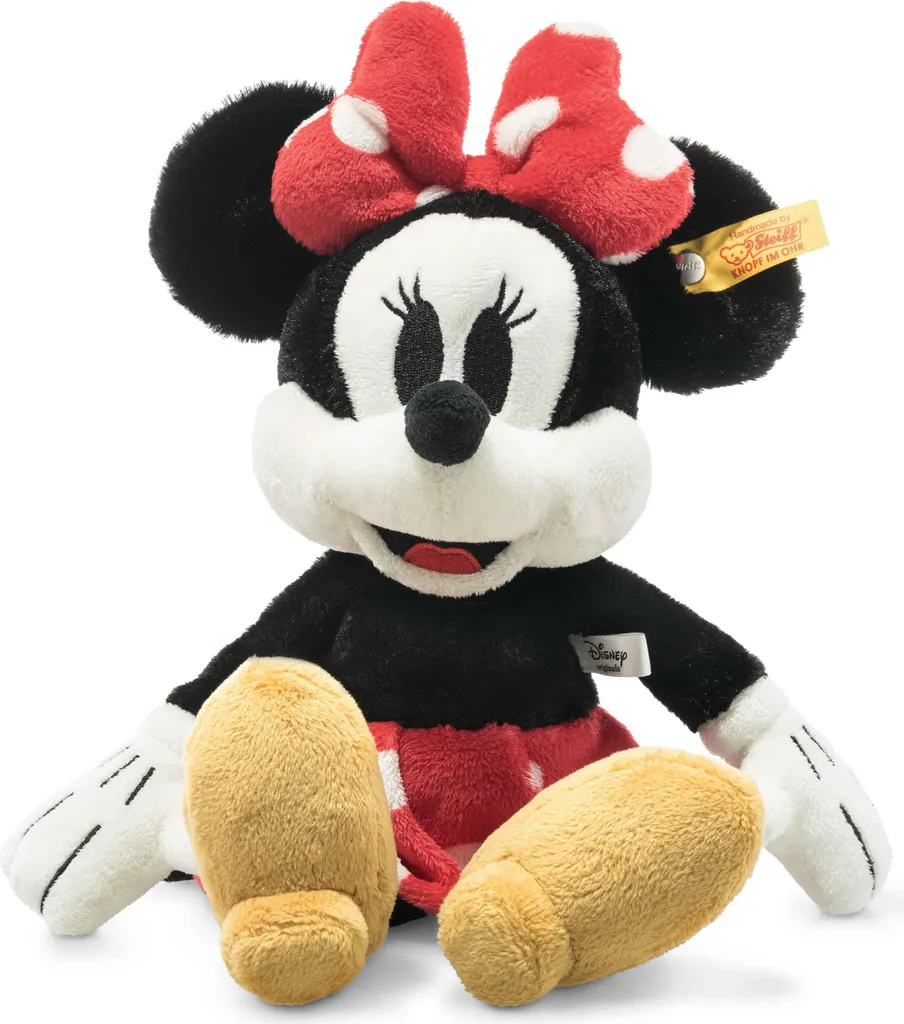 Minnie Mouse Disney - Peluche Originale 25cm en Douceur Premium Rouge