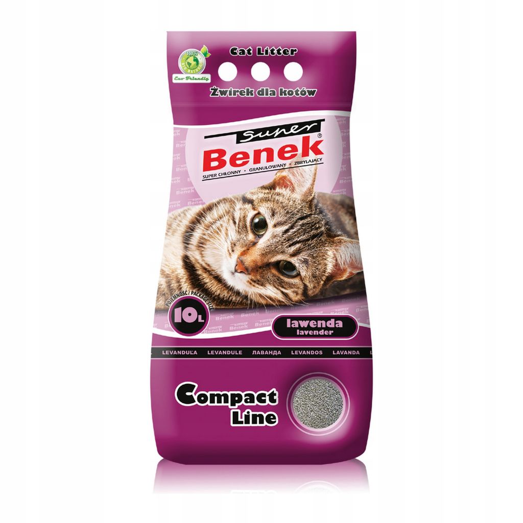 Super Benek Compact Zapachowy Lawenda (ciemny fiolet) 10L Zdjęcie produktu 