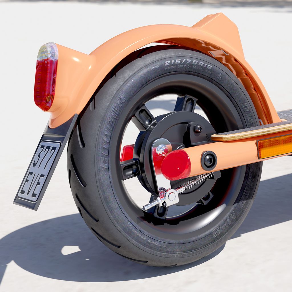 Elektro Scooter mit Straßenzulassung ABE E-Scooter 20 km/h Produktbild 4