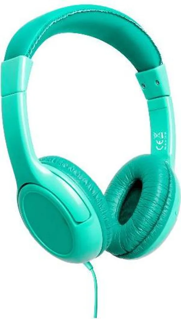 Cuffie Bambini Celly KidsBeat Verdi: Sicure con Cavo e Adesivi 3D