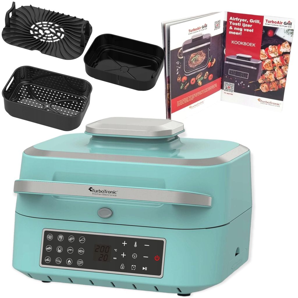 Grill elektryczny TurboTronic frytownica air fryer 1800w Zdjęcie produktu 