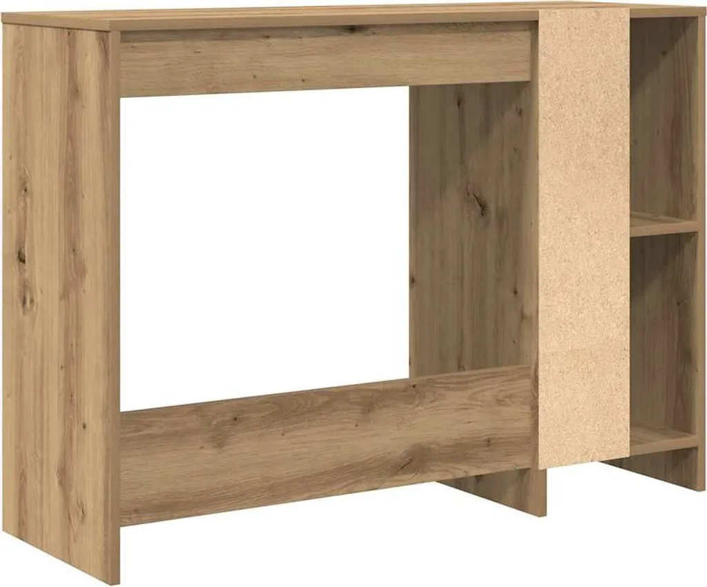 Scrivania Artigianale Rovere 102,5x35x75 cm - Mobile Ingresso Salvaspazio - 6