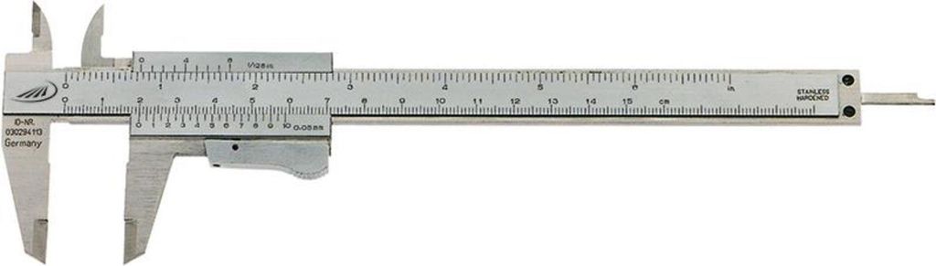 HELIOS PREISSER Fein-Meßschieber DIN 862150 mm rostfreimitM