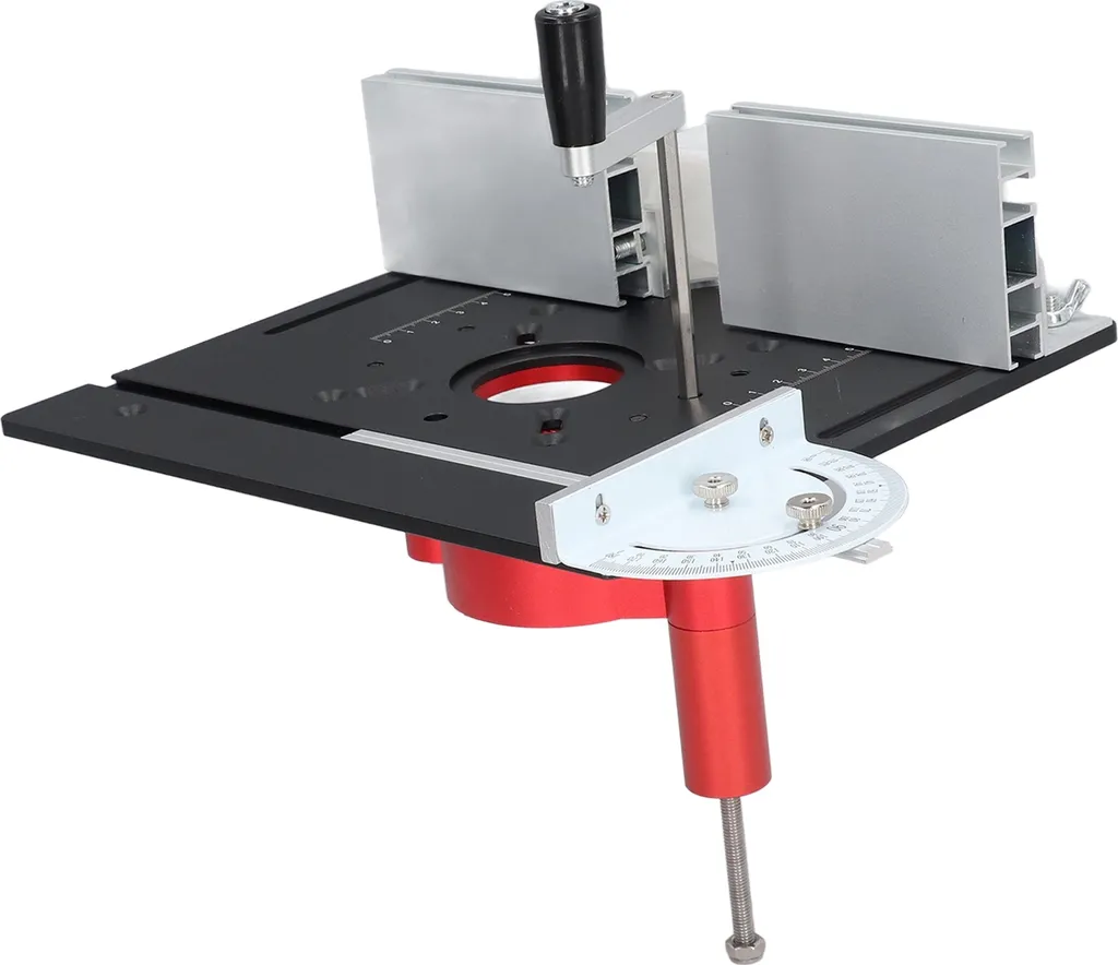 Plaque d'Insertion pour Table de Défonceuse avec Système de Levage