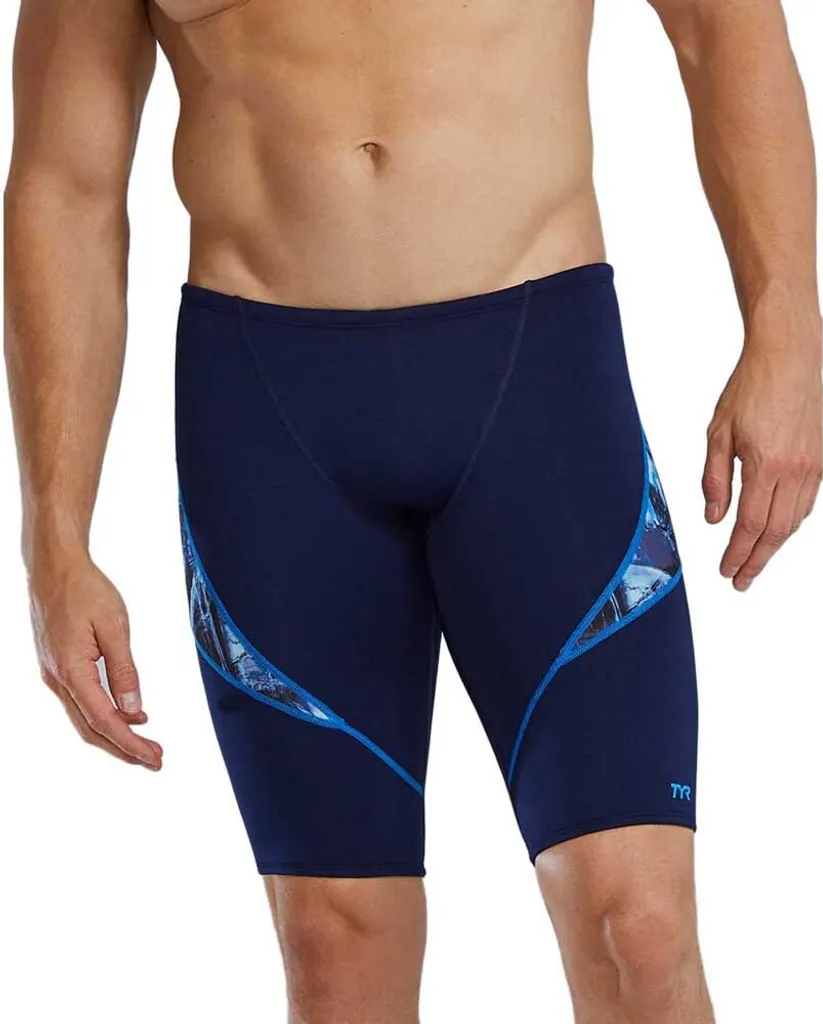 Tyr Durafast Elite Reflecta Jammer Bleu 38 Homme - Maillot de Bain Sport
