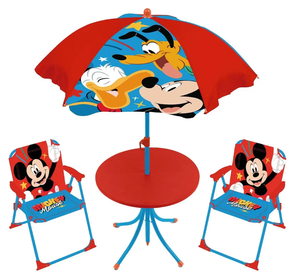Mickey Mouse Set de Camping pour Enfants avec Tente et Sac de Couchage