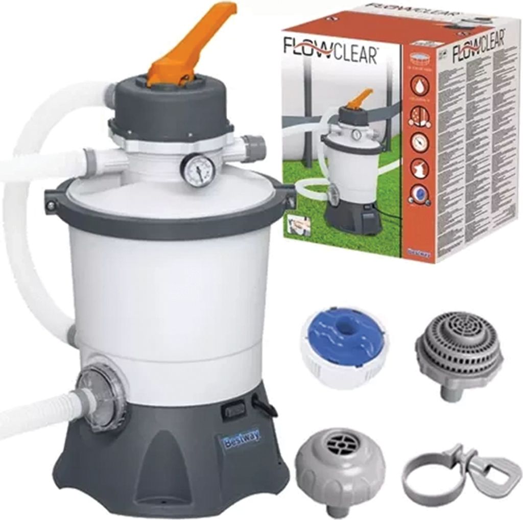 Filtration à sable pour piscines 3028 l/h BESTWAY 58515 Image du produit 