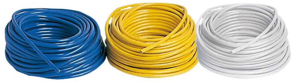 Câble électrique marin tripolaire 3x4mm² 24A jaune pour bateau Osculati