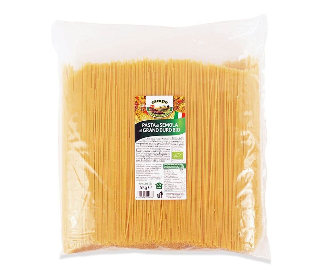 SPAGHETTI MAKARON (SEMOLINEN) 5 kg - HORECA