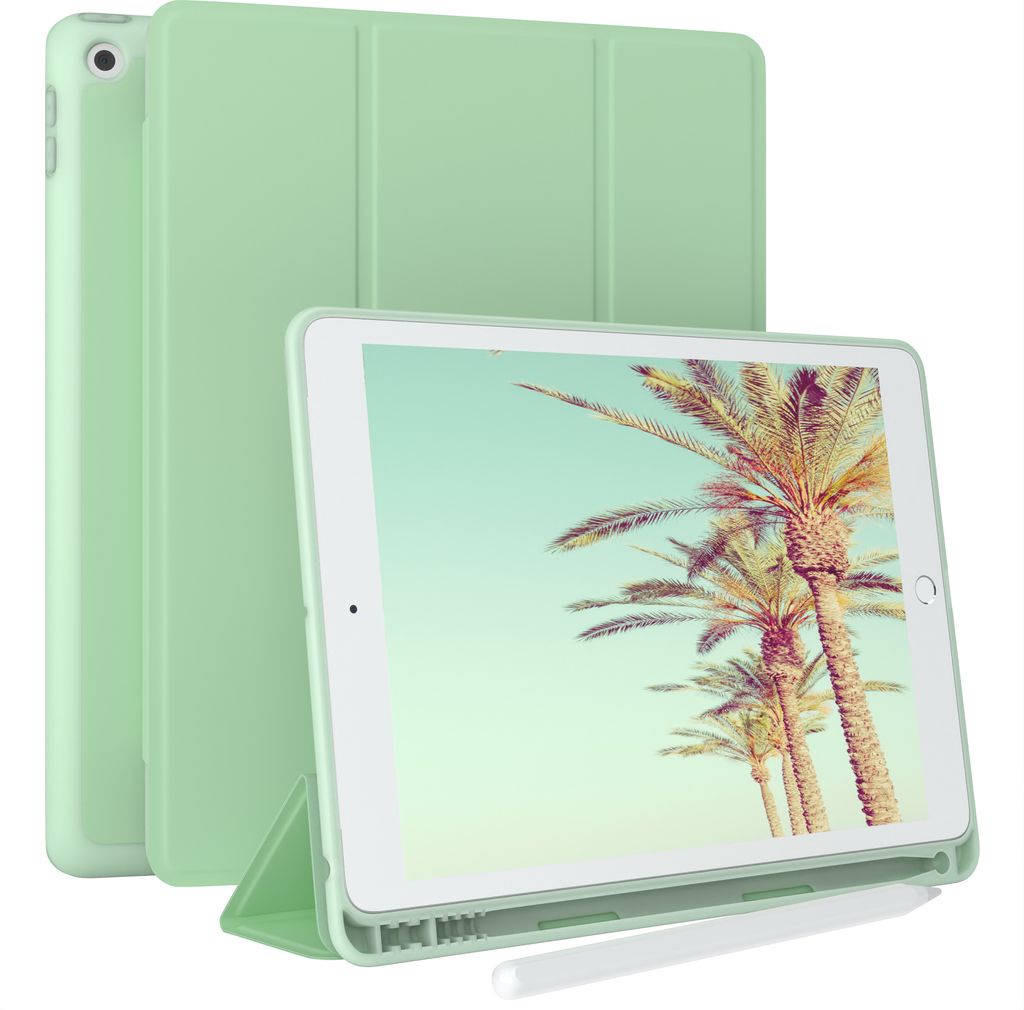 EAZY CASE Schutzhülle Mit Stifthalter Für IPad Mini 6 (2021) – Aufstellbar, Auto Sleep/Wake, Blau