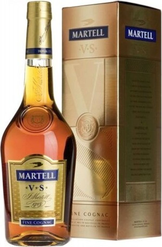Martell V.S. Estuchado Kognak Frankreich  70.00 cl 40.0 % Produktbild 