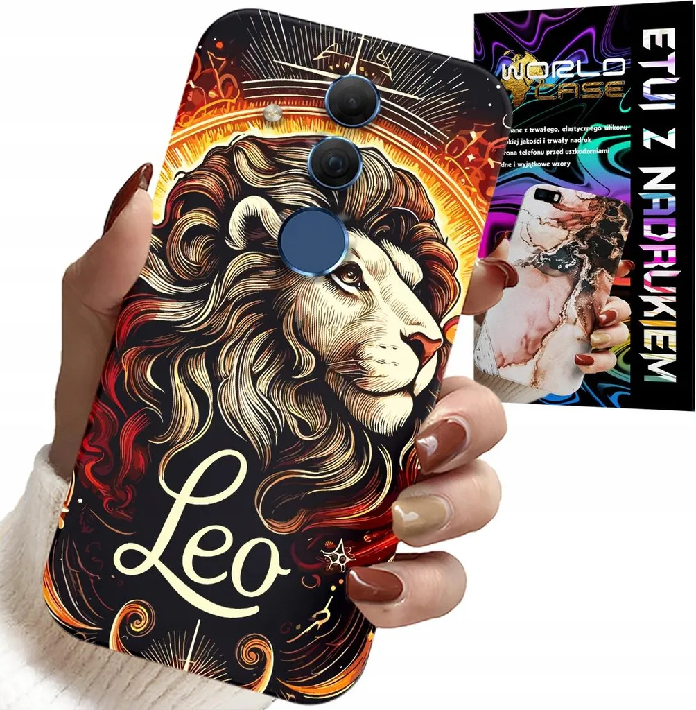 Custodia a portafoglio ultra sottile per Huawei Mate 20 Lite, con 2