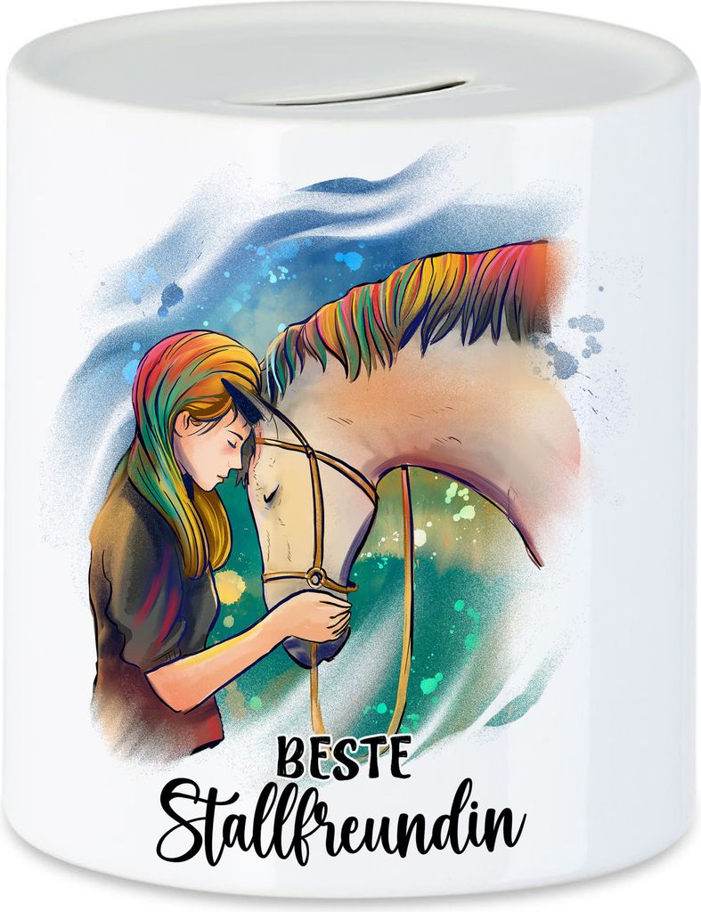 Beste Stallfreundin Spardose Pferde Liebe Pferdeliebhaber Freundin Freunde Reiten Stall Reiterin Freundin