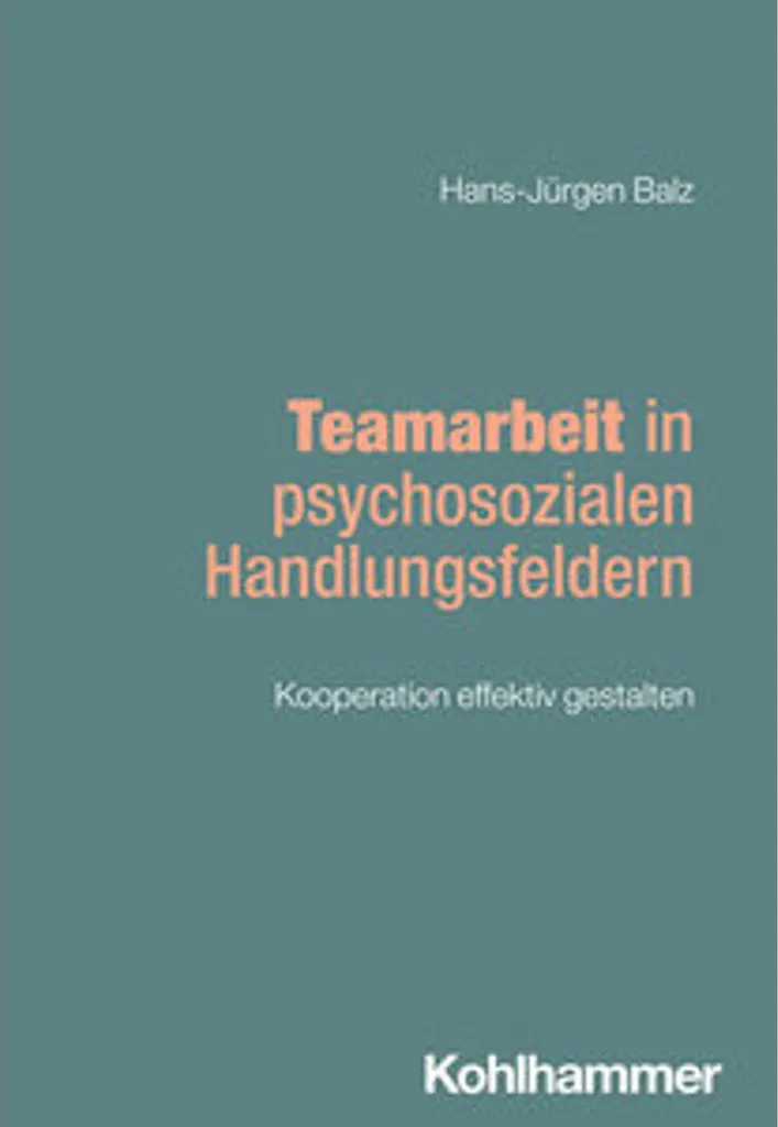 Livre de Psychologie Sociale Teamarbeit in psychosozialen Action