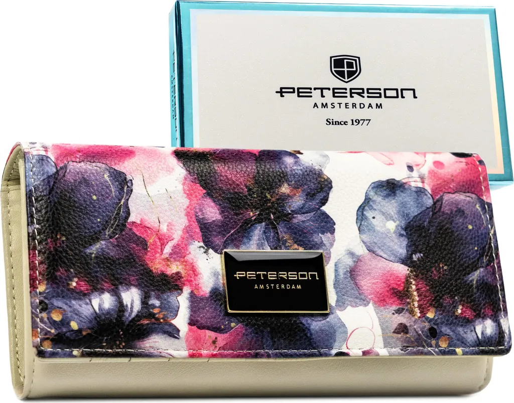 Peterson PTNPX27PF1 Portafoglio RFID Safe | Spazioso e Sicuro