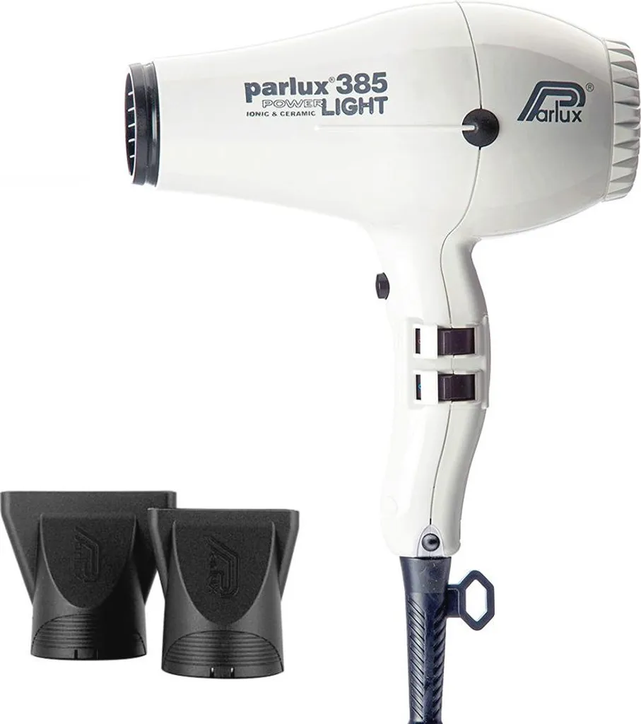 Parlux 385 Powerlight Bianco - Phon Professionale Ionic & Ceramic 2150W