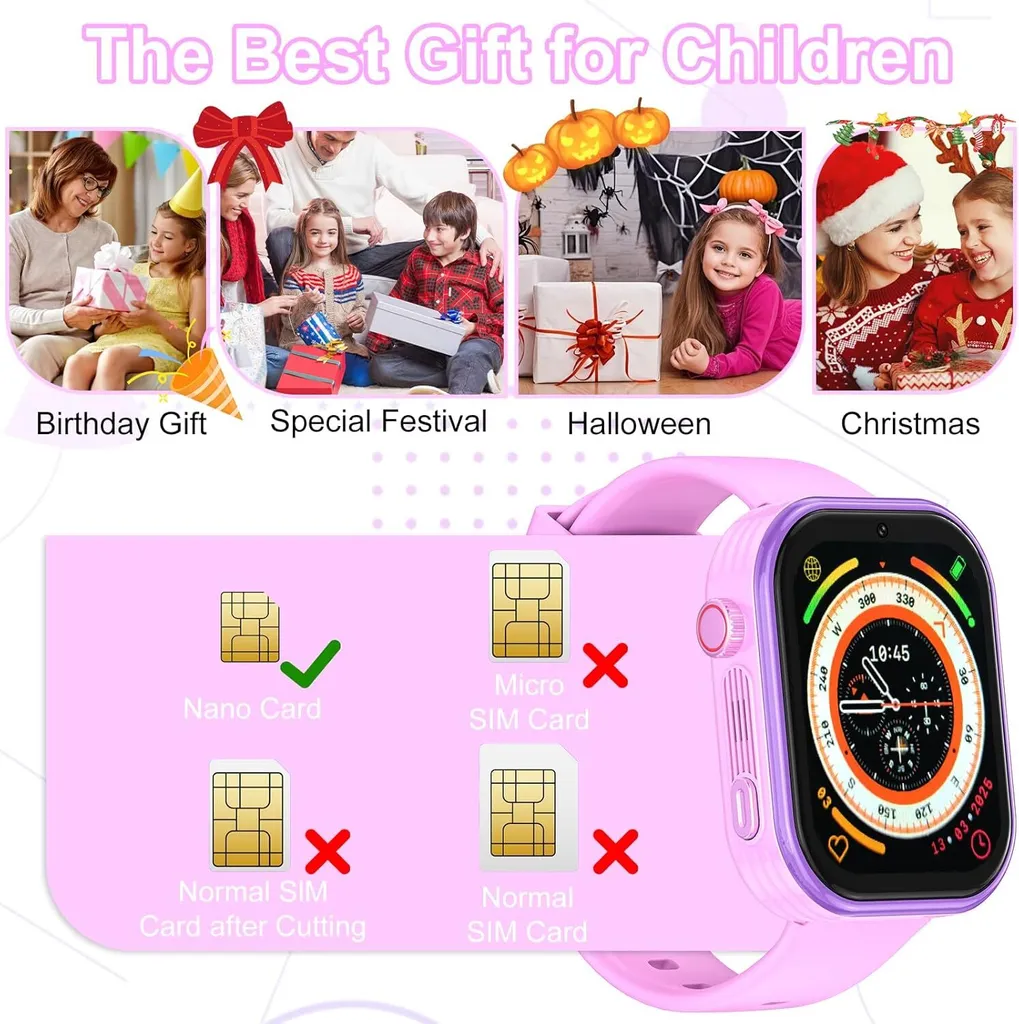 Smartwatch Bambini GPS 4G: Sicurezza e Divertimento al Polso - 5