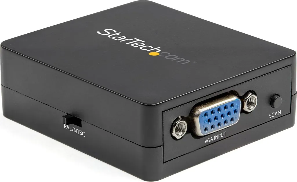 Convertitore Video Attivo S-Video/Composito a VGA - StarTech VID2VGATV2