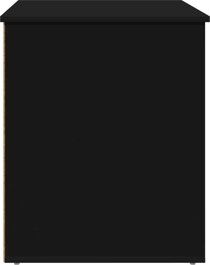 vidaXL Casetta per Gatti Nera 53x52x62 cm | Cuccia Interno Design Legno - 7
