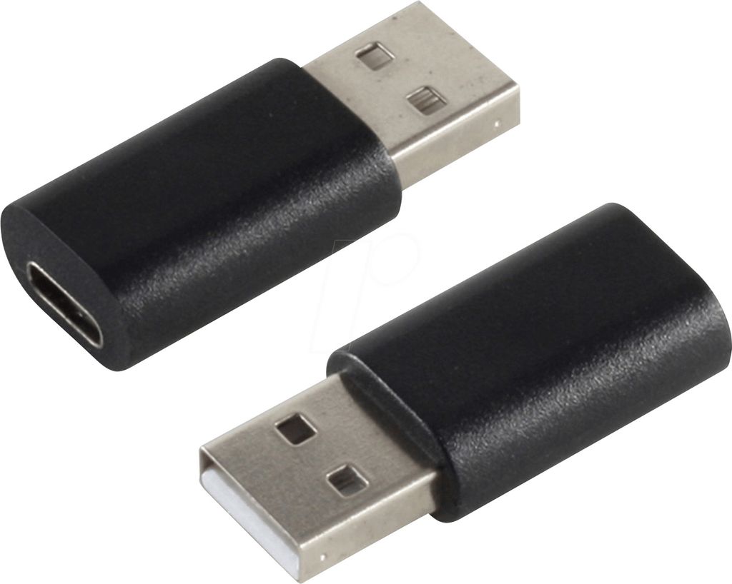 shiverpeaks BS14-05018, USB A, USB C, Schwarz Produktbild 