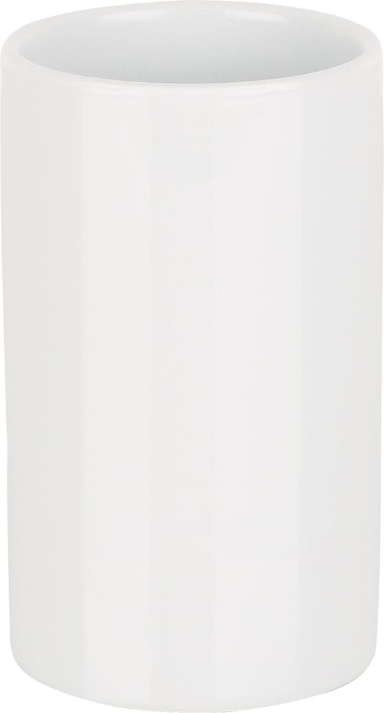 Spirella Zahnputzbecher Zahnbürstenhalter Tube 7 x 11,5 cm Weiß
