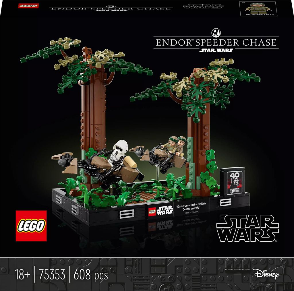 LEGO® Star Wars™ 75353 - Inseguimento su Endor™ - Diorama Immagine del prodotto 
