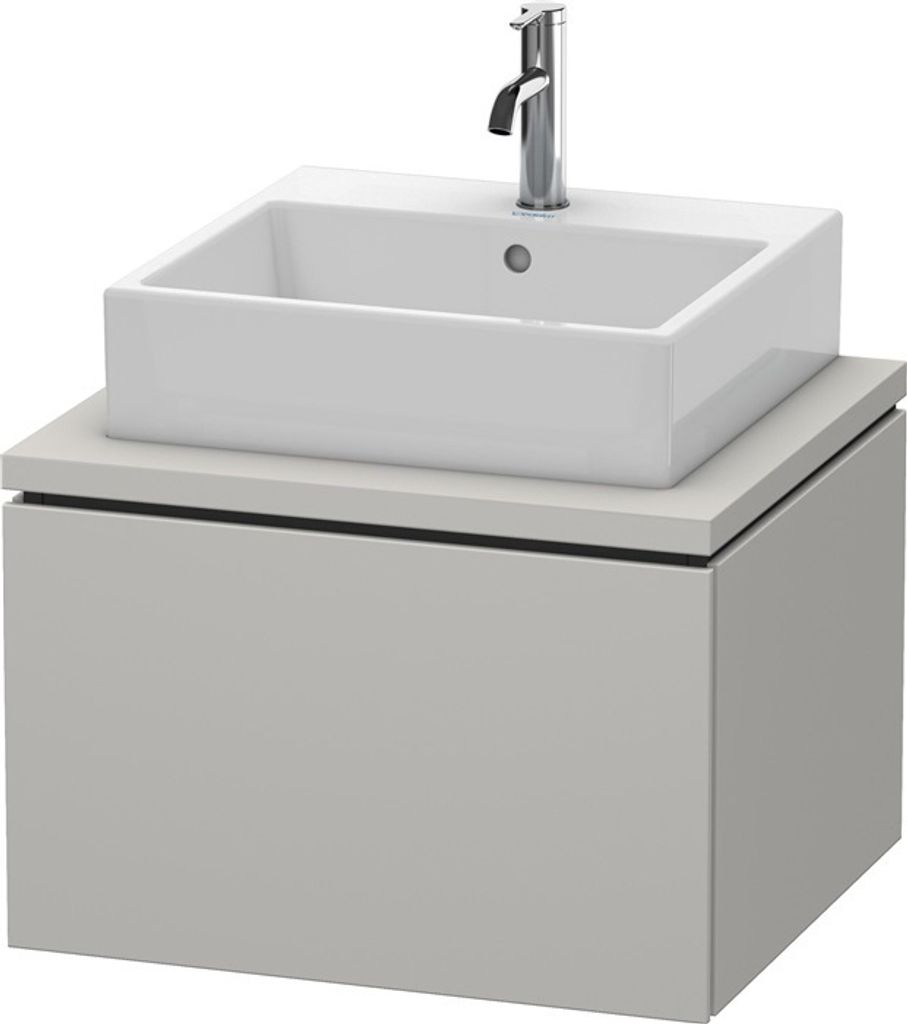 Duravit Waschtischunterschrank L-Cube 62x54,7cm, betongr ma, f Kons, 1 Auszug