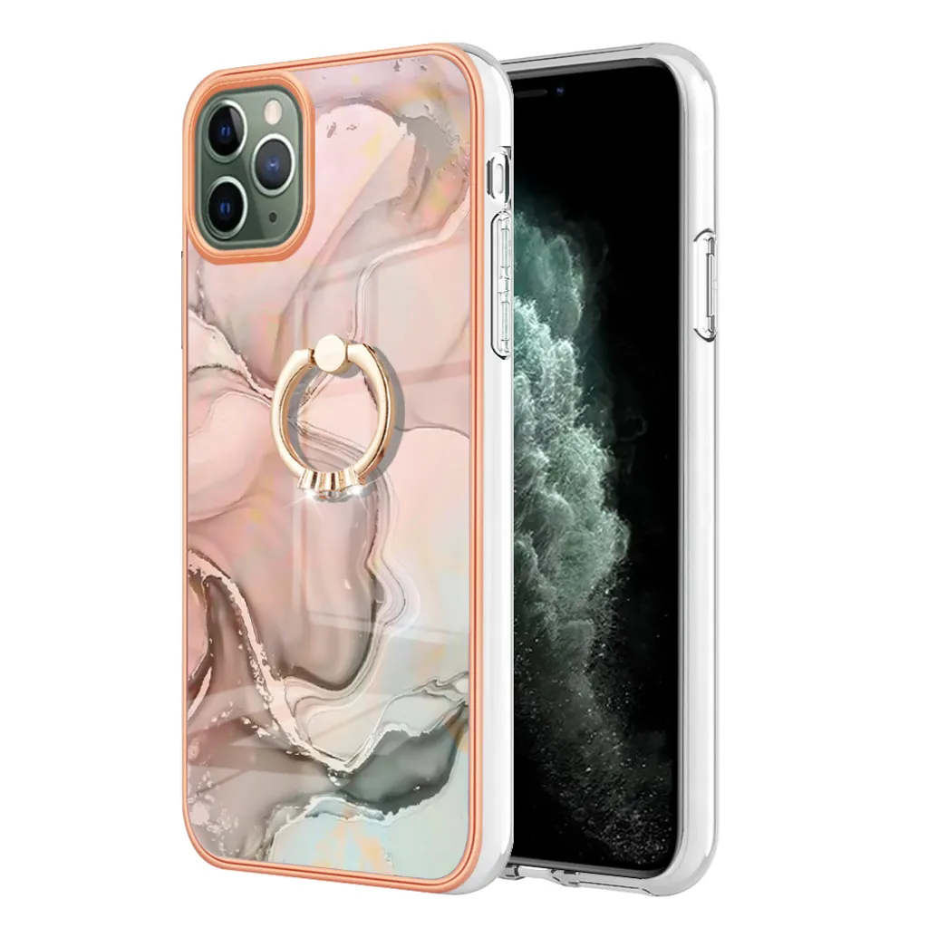 Custodia Chic iPhone 11 Pro Max con Anello Gioiello Crème - 2