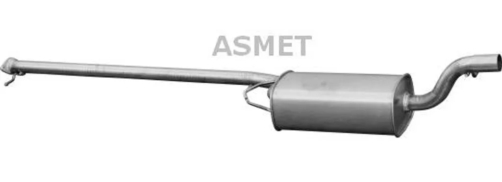 Remplacement silencieux central Ford Focus - ASMET 7192 OE 1133105