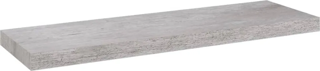 Scaffale di Design Grigio Cemento 80x23,5 cm - Eleganza MDF - 2