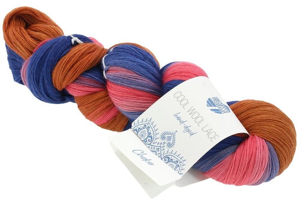 Lana Grossa - Cool Wool Lace Hand-Dyed 0823 chakar