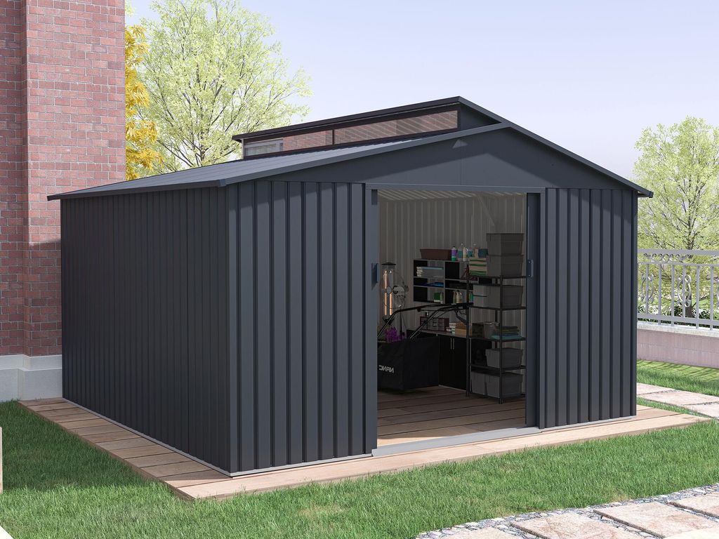 Metall Gerätehaus Modell Viva 13,36 m² Produktbild 
