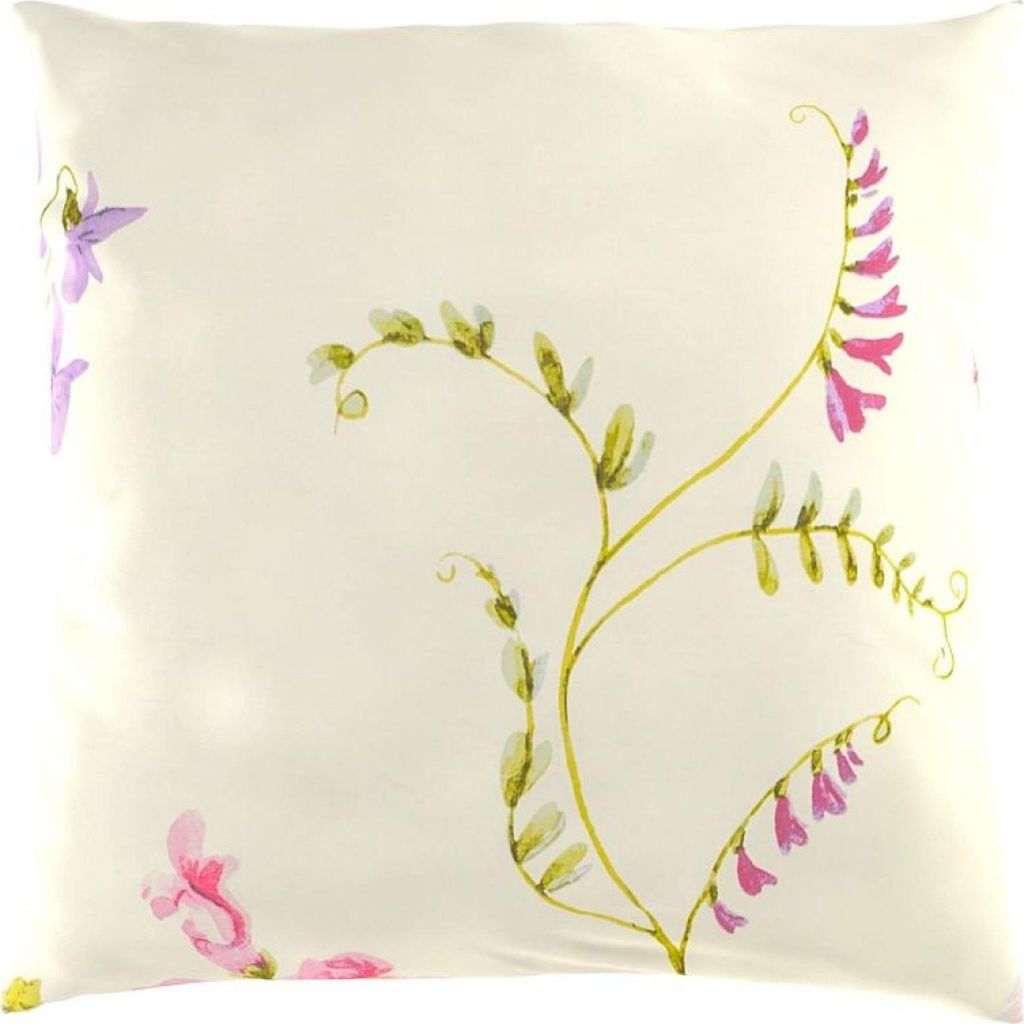 Kopfkissenbezug glatte Baumwolle DELUX BOTANICA creme