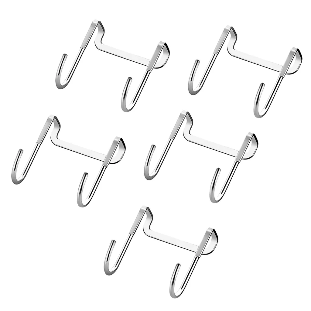 Set Ganci per Armadio Cucina e Bagno - Design Salva Spazio in Acciaio