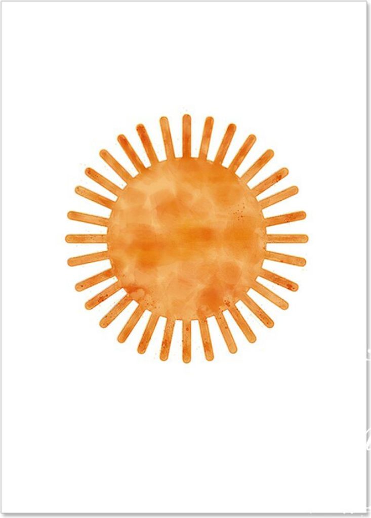 TPFLiving Kunstdruck LW-1308 (OHNE RAHMEN) Poster - Leinwand - Wandbild - Hochauflösender Giclée-Druck, langlebig und hochwertig - Regenbogen, Wo...