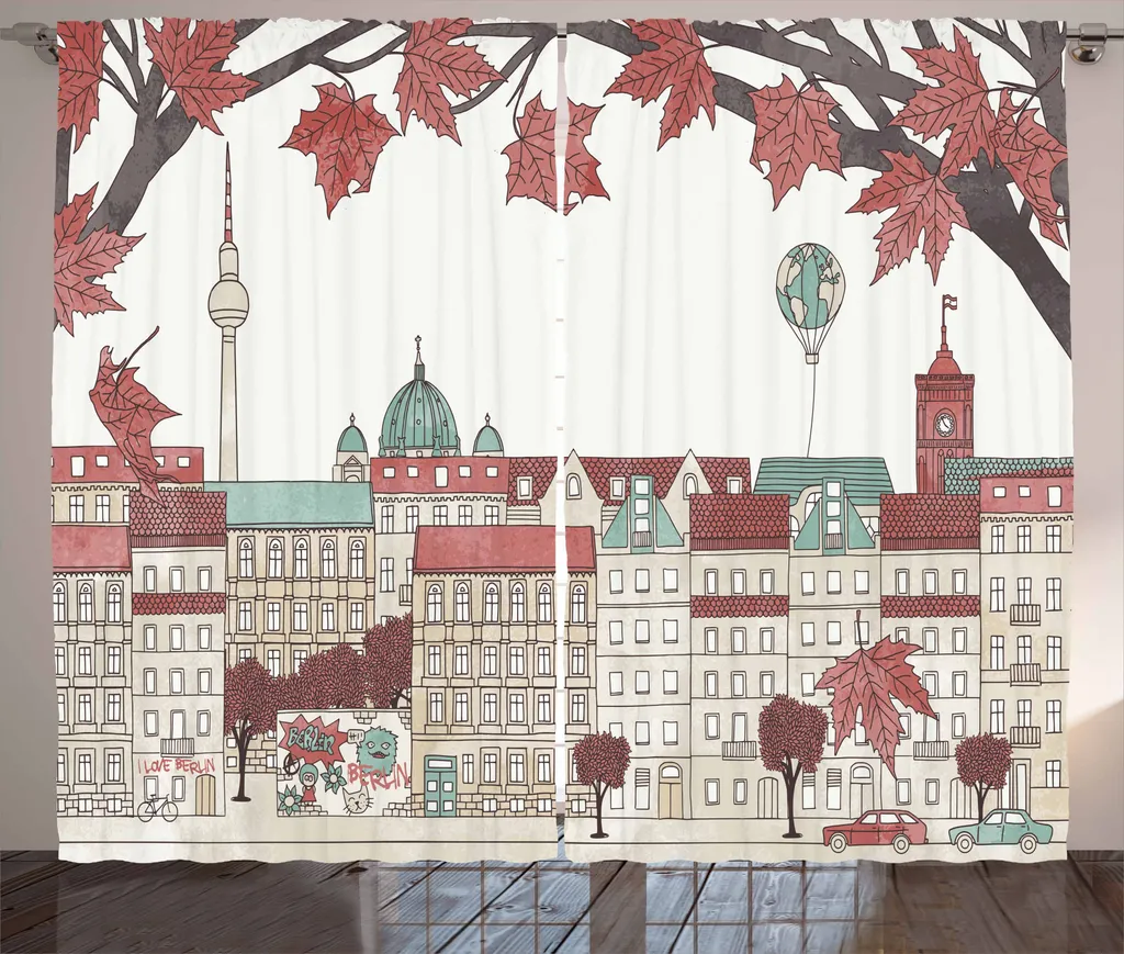 Tenda Rustica ABAKUHAUS Autunno a Berlino - 280x175cm per Camera