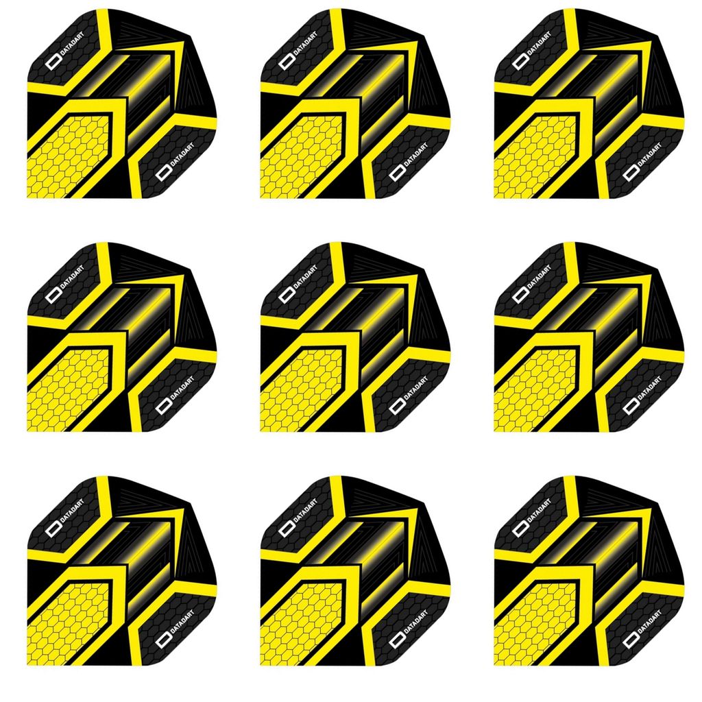 Datadart | HEX | Dart Flights | Standard | 100 Mikron | Produktbild 