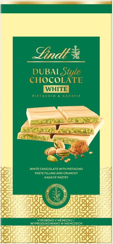 Lindt Dubai Style Chocolate White 150g Obrázek produktu 