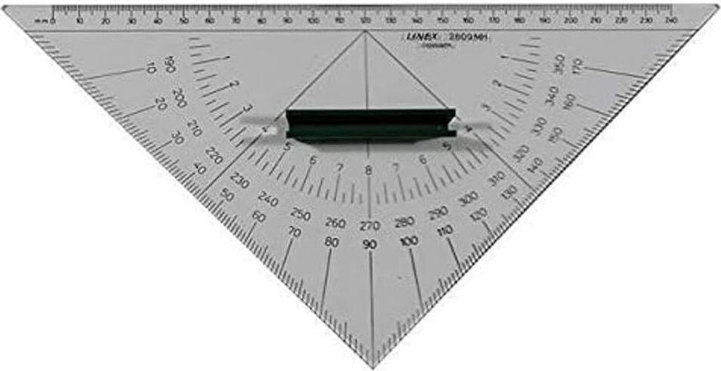 LINEX 2800MH Navigation Kursdreieck Nautischer Winkelmesser Image du produit 