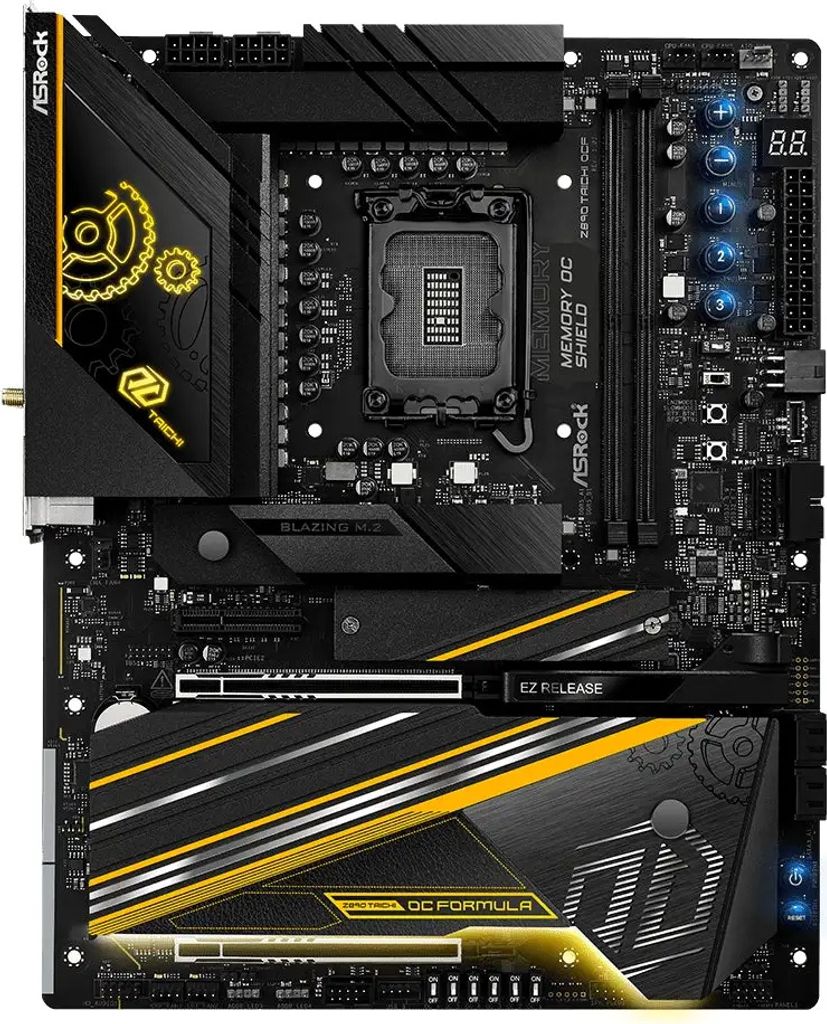 Asrock Z890 Taichi OCF, Intel, LGA 1851 (Socket V1), Intel Core Ultra (Series 2), LGA 1851, DDR5-SDRAM, 128 GB