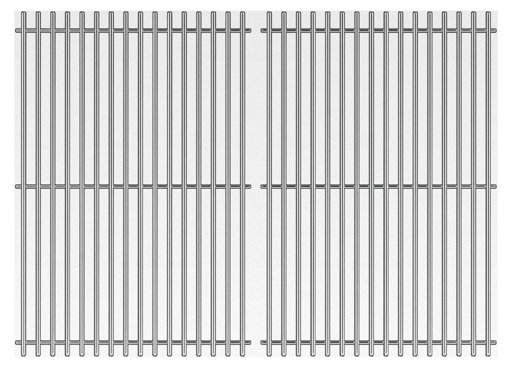 Grillrost 44,4 x 30CM Edelstahl Ersatz für Weber Spirit I & II E-310 S-310 E-320 S-320, Spirit 700 900, Genesis Silver/Platin/Gold B&C, 2 Stück