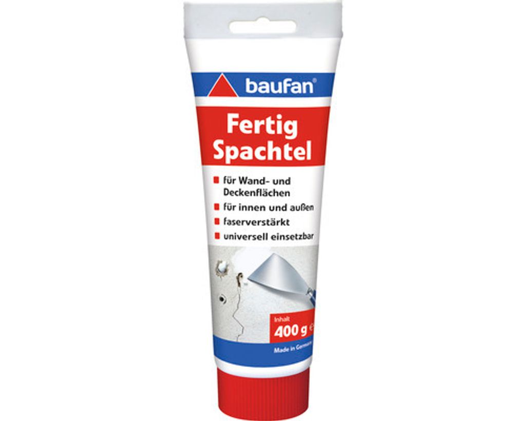 Baufan Fertigspachtel für innen und außen transparent 400g Produktbild 