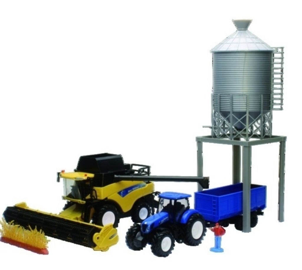Harvester NEW HOLLAND CR9090 und NEW HOLLAND T7.270 mit Produktbild 