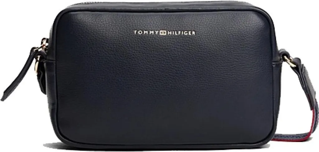 Sac Bandoulière Camera Bag Tommy Hilfiger Bleu Marine avec Logo Tape